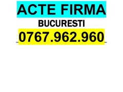 Infiintari firme, plus toate tipurile de acte pt Registrul Comertului
