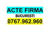 Infiintari firme, plus toate tipurile de acte pt Registrul Comertului